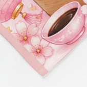 Cute Dumpling Meisje Baby Shower Cadeau Fleece Deken (Hoek)