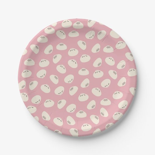 Cute Dumplings Paper Borden Papieren Bordje (Voorkant)