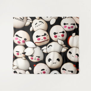 Cute Dumplings Wandkleed