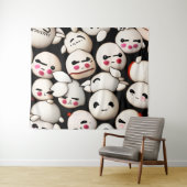 Cute Dumplings Wandkleed (In Situ (horizontaal))