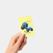 Cute dune buggy offroad voertuig cartoon badge (Handheld)