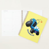 Cute dune buggy offroad voertuig cartoon planner (Display)