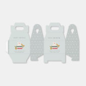 Cute Dusky Stapked Storybooks Floral Baby shower Bedankdoosjes (Uitgevouwen)