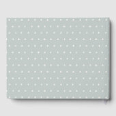 Cute Dusky Stapked Storybooks Floral Baby shower Gastenboek (Achterkant)
