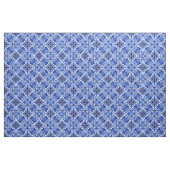 Cute  Dutch Delft Blue Floral Pattern Stof (Fat Quarter)