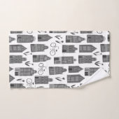 Cute Dutch Houses - Amsterdam Canal House Bikes Bad Handdoek (Handdoek)