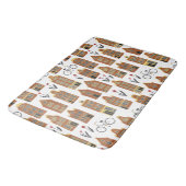 Cute Dutch Houses - Amsterdam kanaalhuis Badmat (Gekanteld)