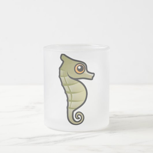 Cute Dwarf Seahorse Matglas Koffiemok (Center)