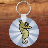 Cute Dwarf Seahorse Sleutelhanger (Voorkant)