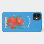 Cute dwergzeepaard cartoon Case-Mate iPhone case (Achterkant (horizontaal))