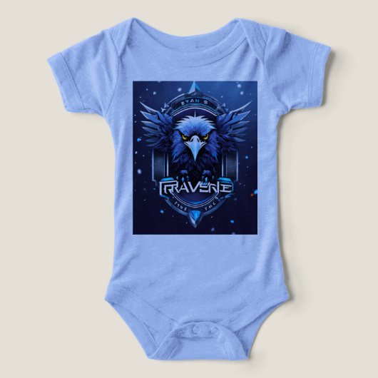 Cute Eagle Emblem Baby Outfit – Soft & Stylish Des (Design voorkant)