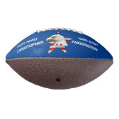 Cute Eagle, The American Flag, Patriotic American Football (Gedraaid 270)