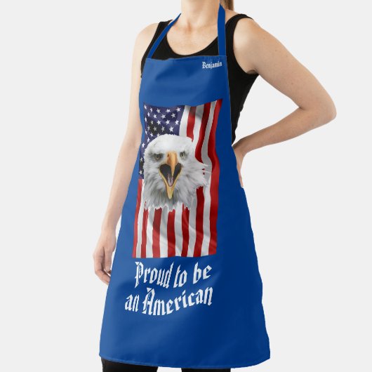 Cute Eagle, The American Flag, Patriotic Schort (Insitu)