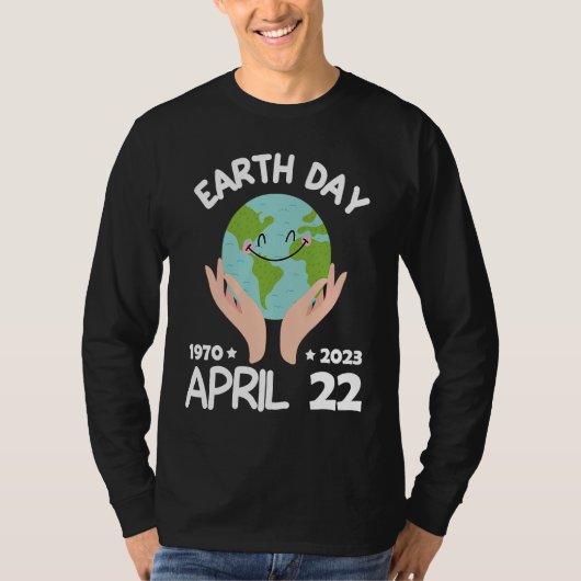 cute earth day 53rd anniversary earth day  10 t-shirt (Voorkant)