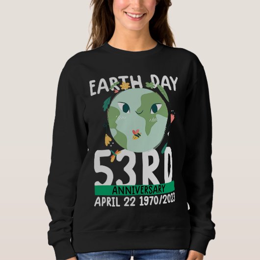 cute earth day  53rd anniversary earth day   2 trui (Voorkant)