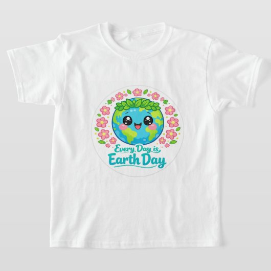 Cute Earth Day Boys T-Shirt (Laagn)