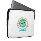 Cute Earth Day Elektronica Tas (Voorkant Rechts)