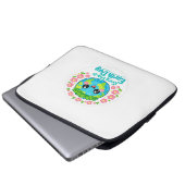 Cute Earth Day Elektronica Tas (Voorkant onderkant)