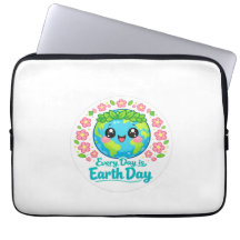 Cute Earth Day Elektronica Tas