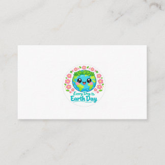 Cute Earth Day Enclosure Card Informatiekaartje