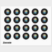 Cute Earth Day Ronde Sticker (Vel)