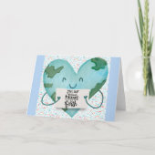 Cute Earth Day Save Our Planet Kaart (Voorkant)