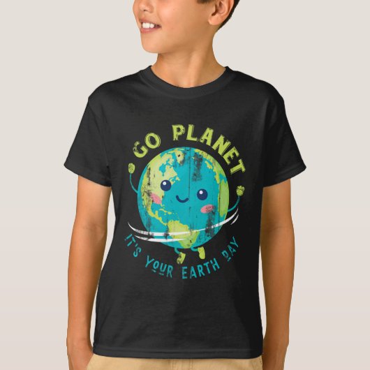 Cute Earth Day T-shirt (Voorkant)