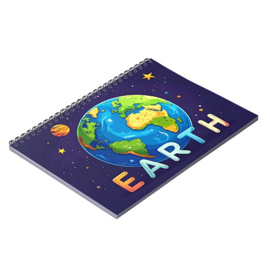 Cute Earth Design – Educational Notitieboek (Linkerzijde)