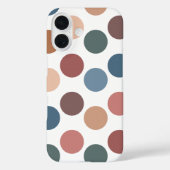 Cute Earth Tones Polka Dots Case-Mate iPhone Case (Achterkant)