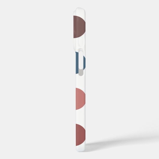 Cute Earth Tones Polka Dots Case-Mate iPhone Case (Achterkant / Links)