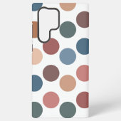 Cute Earth Tones Polka Dots Samsung Galaxy Hoesje (Achterkant)
