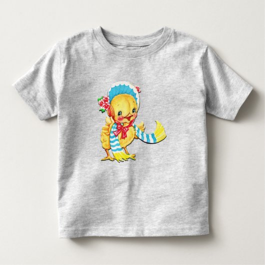 Cute Easter Baby Chic Unisex Grey Toddler T Shirt (Voorkant)