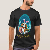 Cute Easter Beagle Happy T-shirt (Voorkant)