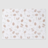 Cute easter boho egg floral bunny patroon tissuepapier (Voorkant)