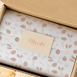 Cute easter boho egg floral bunny patroon tissuepapier