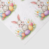Cute Easter Bunny And Eggs Modern Collection Tissuepapier (Detail)