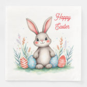 Cute Easter Bunny And Eggs Popular Collection Servet (Voorkant)
