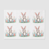 Cute Easter Bunny And Eggs Popular Collection Tissuepapier (Voorkant)