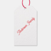 Cute Easter Bunny And Eggs Trendy Collection Cadeaulabel (Achterkant)