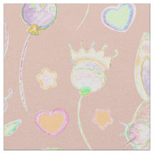 Cute Easter Bunny and Flowers Waterverf Pattern