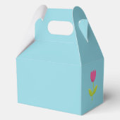 Cute Easter Bunny Baby Blue Customized Party Bedankdoosjes (Achterkant)