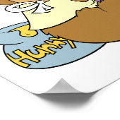 Cute Easter Bunny Beer Poster (Hoek)