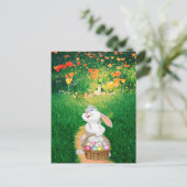 Cute Easter Bunny Briefkaart (Staand voorkant)