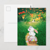 Cute Easter Bunny Briefkaart (Voorkant / Achterkant)