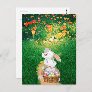 Cute Easter Bunny Briefkaart