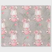 Cute Easter Bunny Cadeaupapier (Vlak)