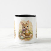 Cute Easter Bunny Coffee Mug – Adorable Bunny Mok (Midden)