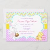 Cute Easter Bunny Easter Hunt Kaart (Voorkant)