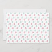 Cute Easter Bunny Egg Hunt Party Kaart (Achterkant)