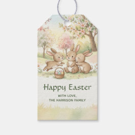 Cute Easter Bunny Egg Hunt & Picnic Cadeaulabel